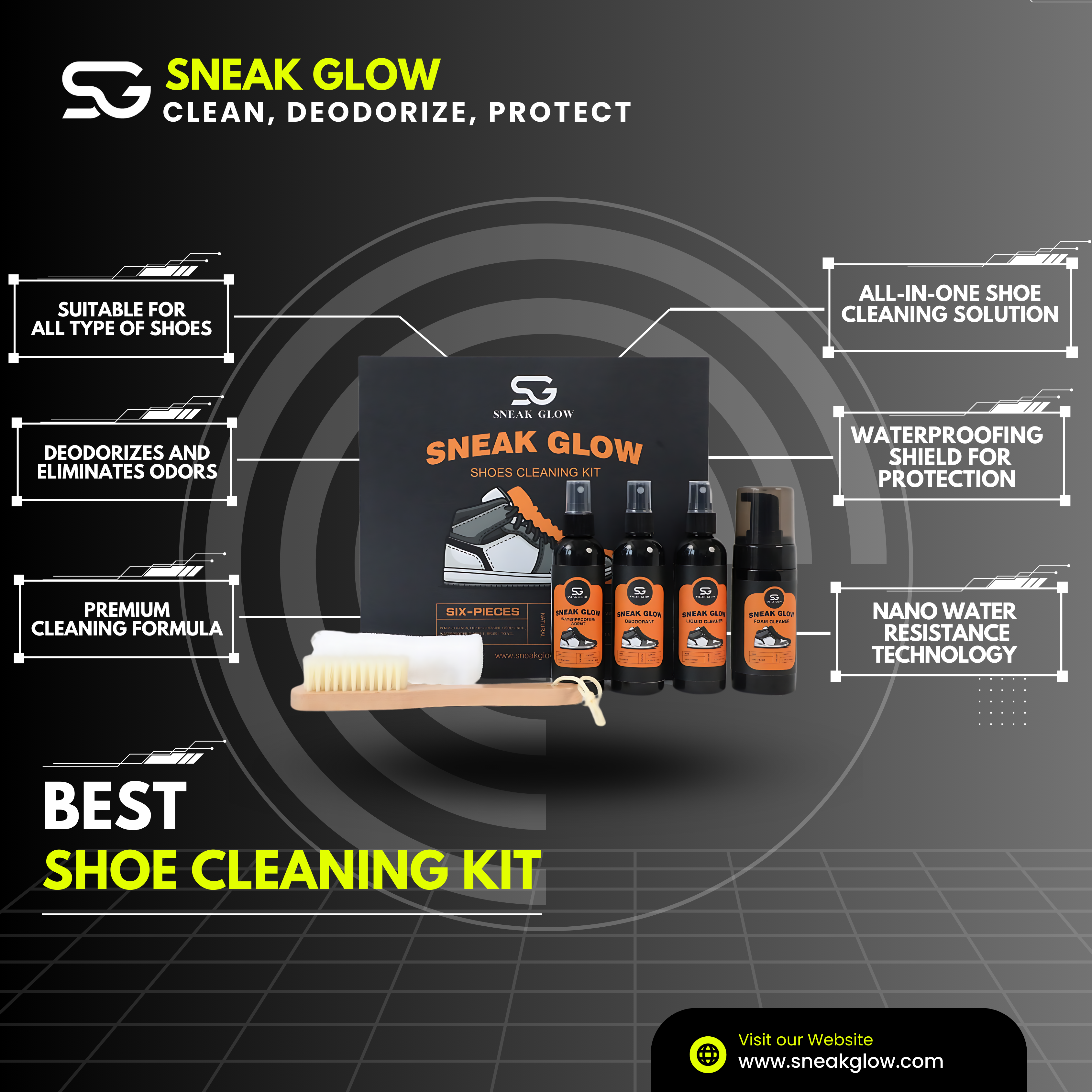 Sneak Glow Shoes Cleaning Kit